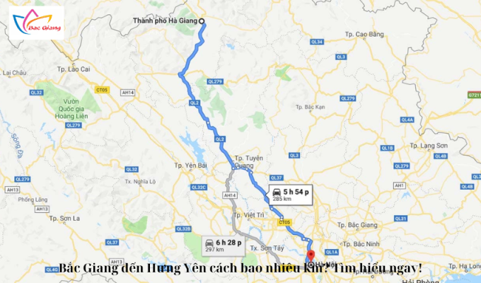 Bắc Giang đến Hưng Yên cách bao nhiêu km? Tìm hiểu ngay!